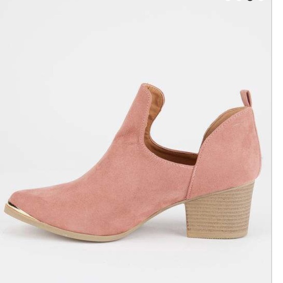 SALELadies Mauve steel toe Cowboy booties.NIB - Picture 3 of 6